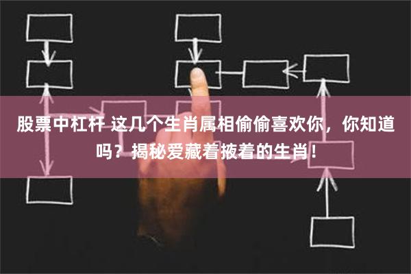 股票中杠杆 这几个生肖属相偷偷喜欢你，你知道吗？揭秘爱藏着掖着的生肖！