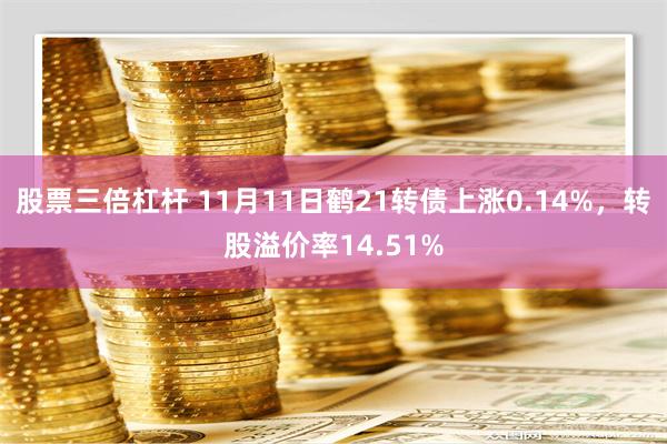 股票三倍杠杆 11月11日鹤21转债上涨0.14%，转股溢价率14.51%